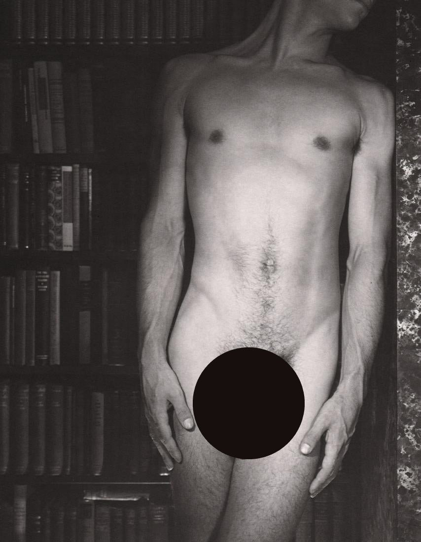 GEORGE PLATT LYNES - Male Nude, 1947: Artist: GEORGE PLATT LYNES Print Title: Male Nude, 1947 Medium: Duotone Photoengraving Printing Date: 1990’s Printed in USA Image Size approx: 8.5 X 7” George Platt Lynes (1907-1955).was an Americ