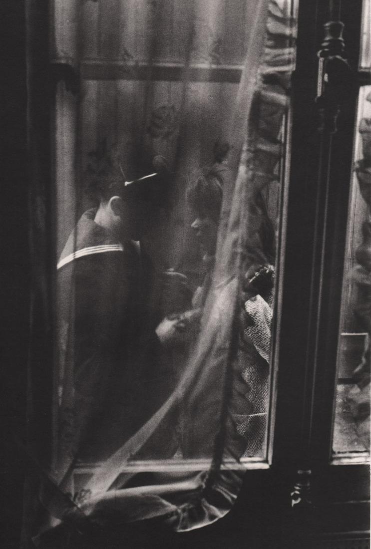 WILLY RONIS - Goodbyes of a Soldier on Leave, Paris, (1 of 1)