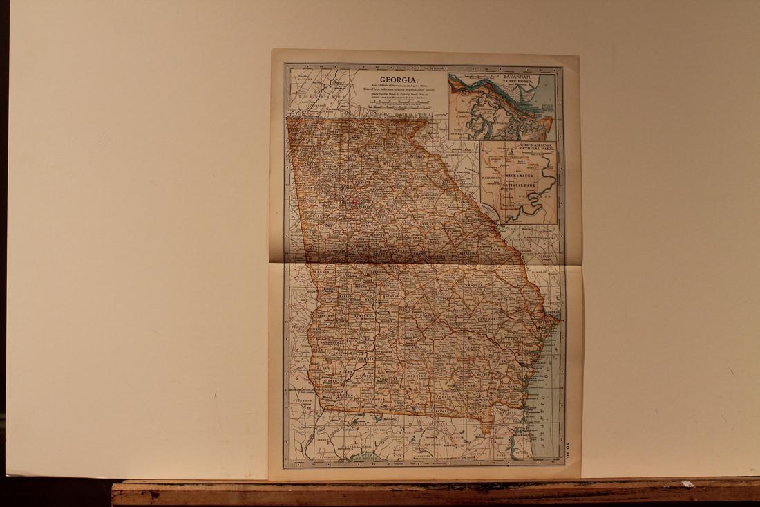 1902 Map of Geogia (1 of 3)