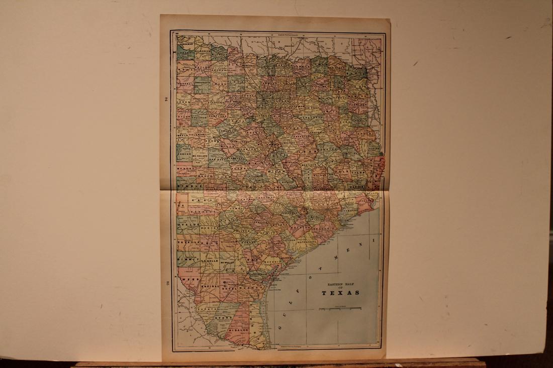 1889 Map of Eastern Texas (1 of 3)
