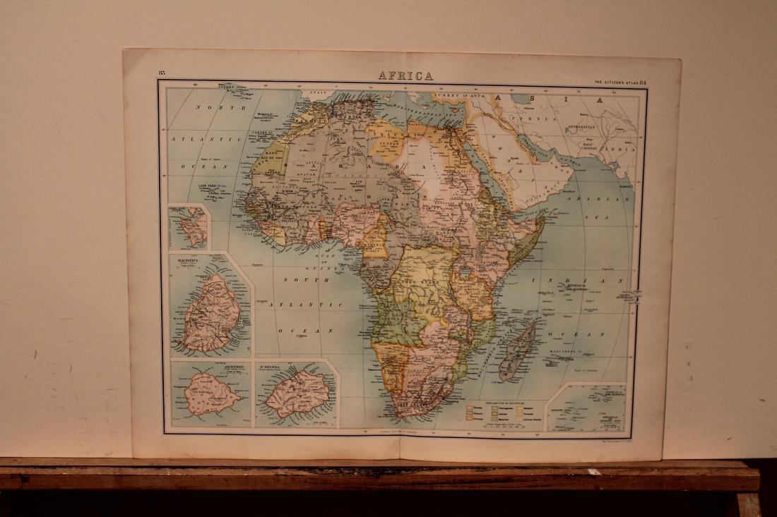 1873 Map of Africa (1 of 3)