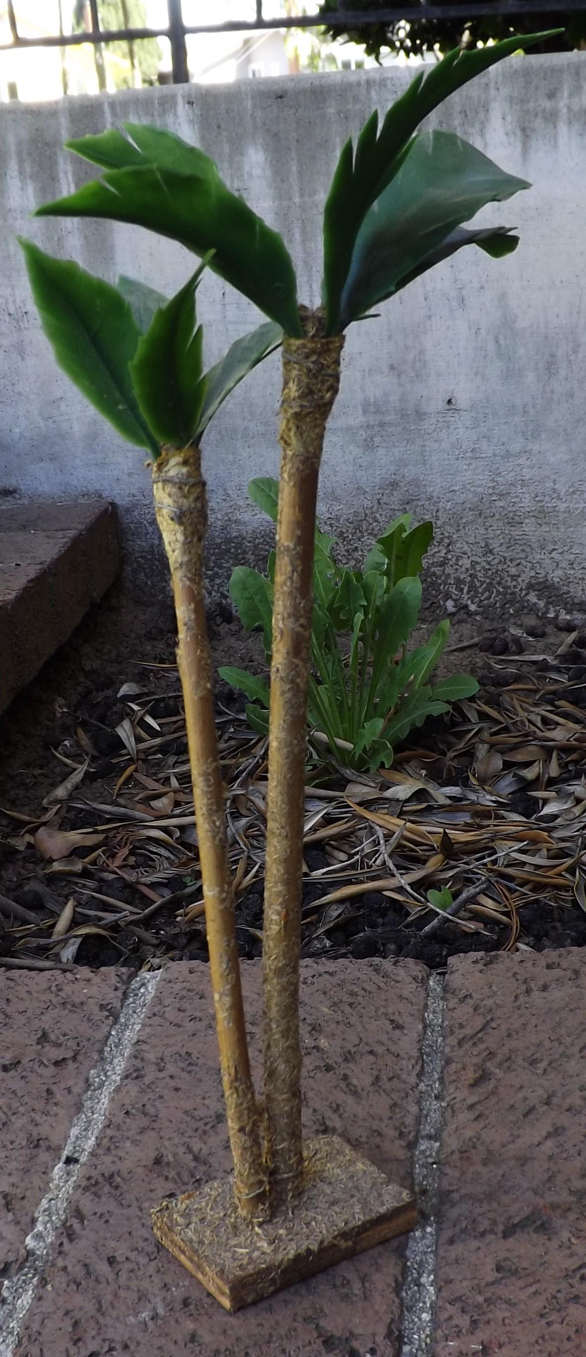 Elastolin (made in Germany) palm tree, original 1930 (1 of 1)
