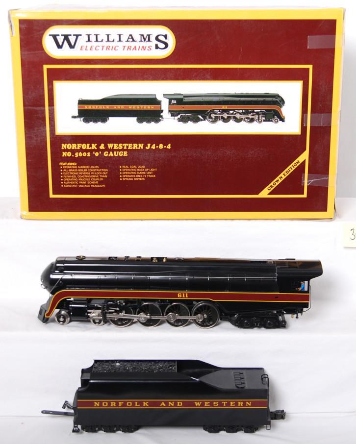 Williams Norfolk & Western J 4-8-4 in OB, all (1 of 4)