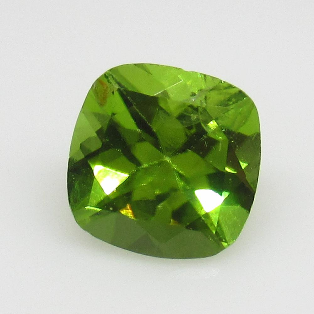 1.47 Ctw Natural Pakistan Peridot Cushion Cut: No Reserve! Title: 1.47 Ctw Natural Pakistan Peridot Cushion Cut Color/Clarity:VVS Gemstone: Peridot Carat Weight: 1.47 Size/Dimensions: 7.10 x 7.10 x 4.60 mm Additional Information:Top Class Luster /