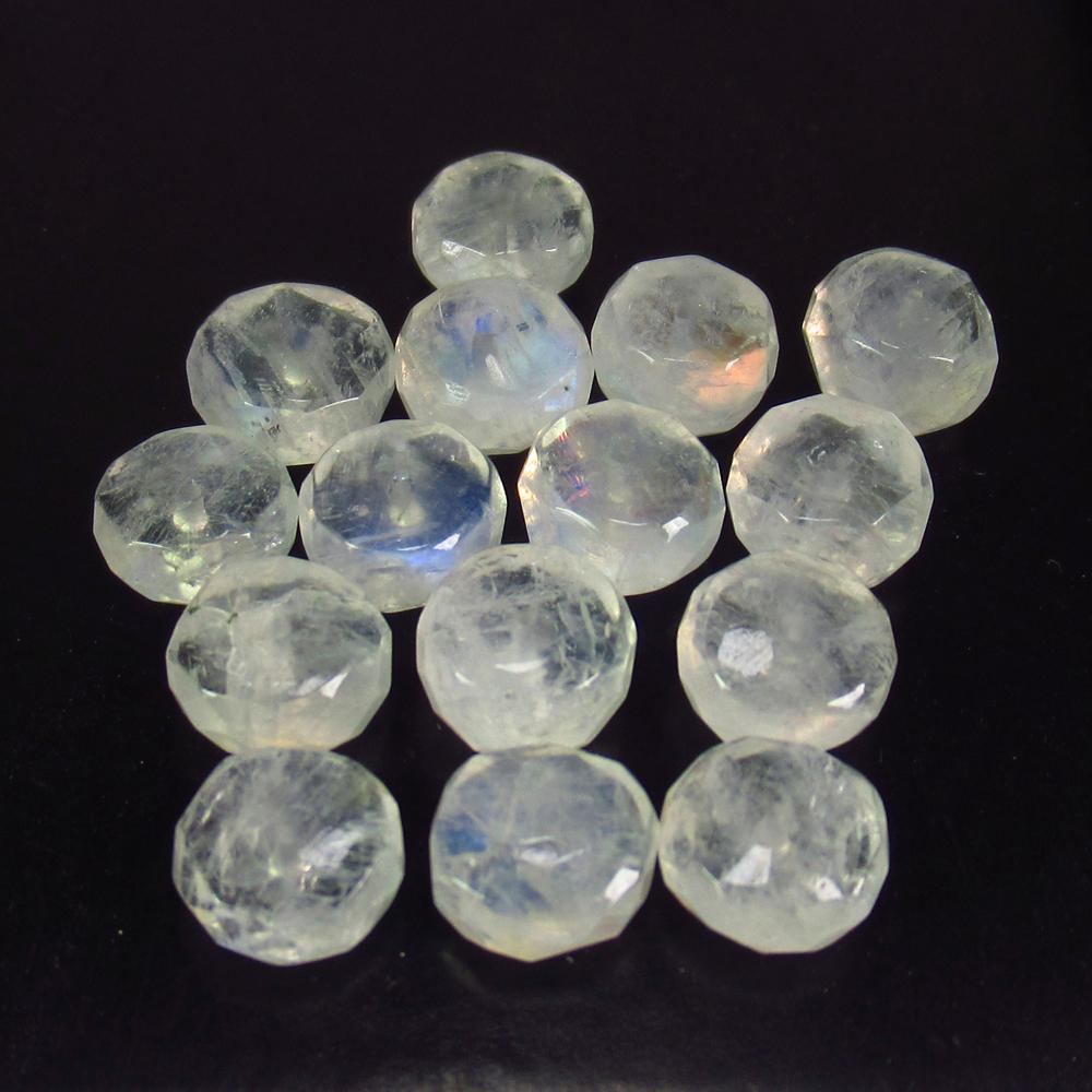 22.10 Ctw Natural 17 Drilled Moonstone Round Beads: No Reserve! Title: 22.10 Ctw Natural 17 Drilled Moonstone Round Beads Color/Clarity:Transparent Gemstone: Blue Moonstone Beads Carat Weight: 22.1 Size/Dimensions: 6.30 to 7.00 mm / 17 PC's Additional