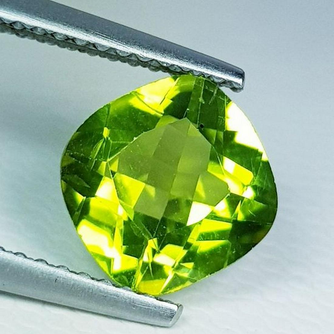 2.00 ct Natural Peridot Cushion Cut (1 of 6)