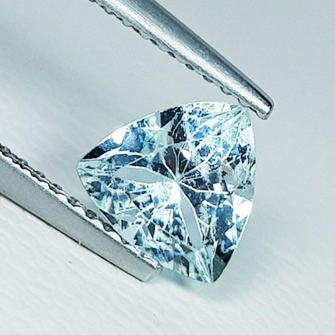 1.08 ct Natural Aquamarine Triangle Cut (1 of 5)