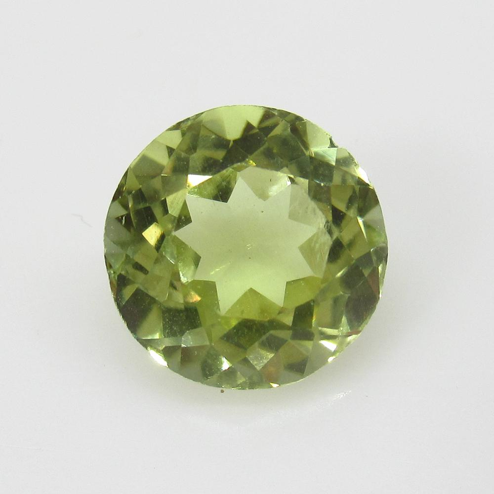 2.92 Ct Natural Lime Green Sillimanite Round Cut (1 of 2)