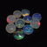 7.68 Ct Natural 10 Drilled Multi-Color Faceted Fire - 2