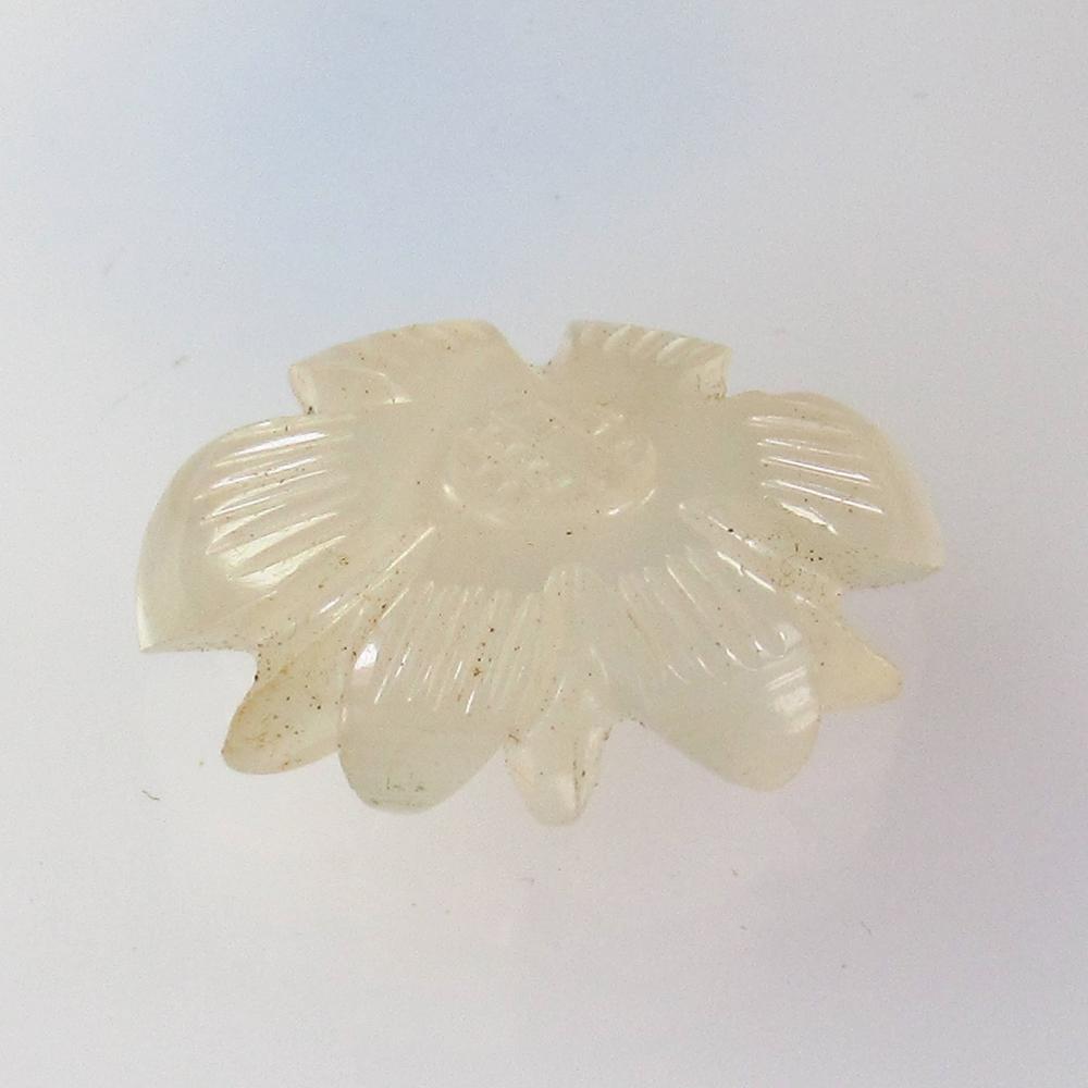 10.31 Ct Natural Moonstone Carving: No Reserve! Title: 10.31 Ct Natural Moonstone Carving Color/Clarity: Semi-Transparent Gemstone: Natural Moonstone Carat Weight: 10.31 Size/Dimensions: 19.00 x 12.20 x 7.60 mm Additional Information: N