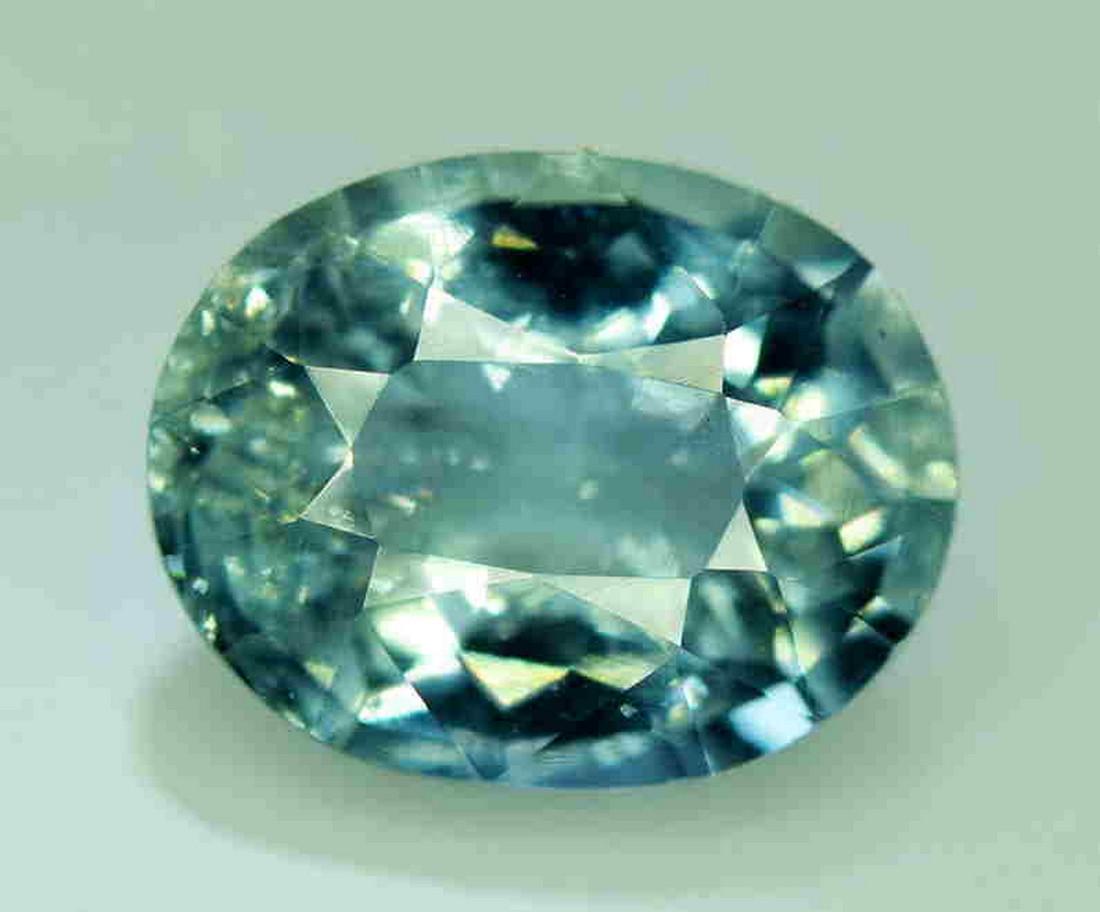 3.40 Carats Top Grade Color Beautiful Blue Aquamarine: Dimensions Carat weight: 3.40 Description Dimension: 11x9x6 mm Weight: 3.40 carats No Treatment: Natural Gemstone Aquamarine refers to beryl that is pale blue, light blue-green, or even light green. I