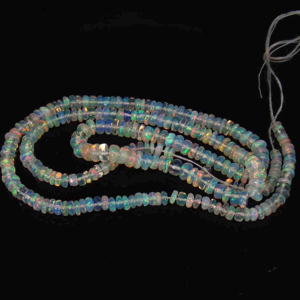 30.00 Ctw Natural 250 Multi-Color Fire Opal Beads (1 of 2)