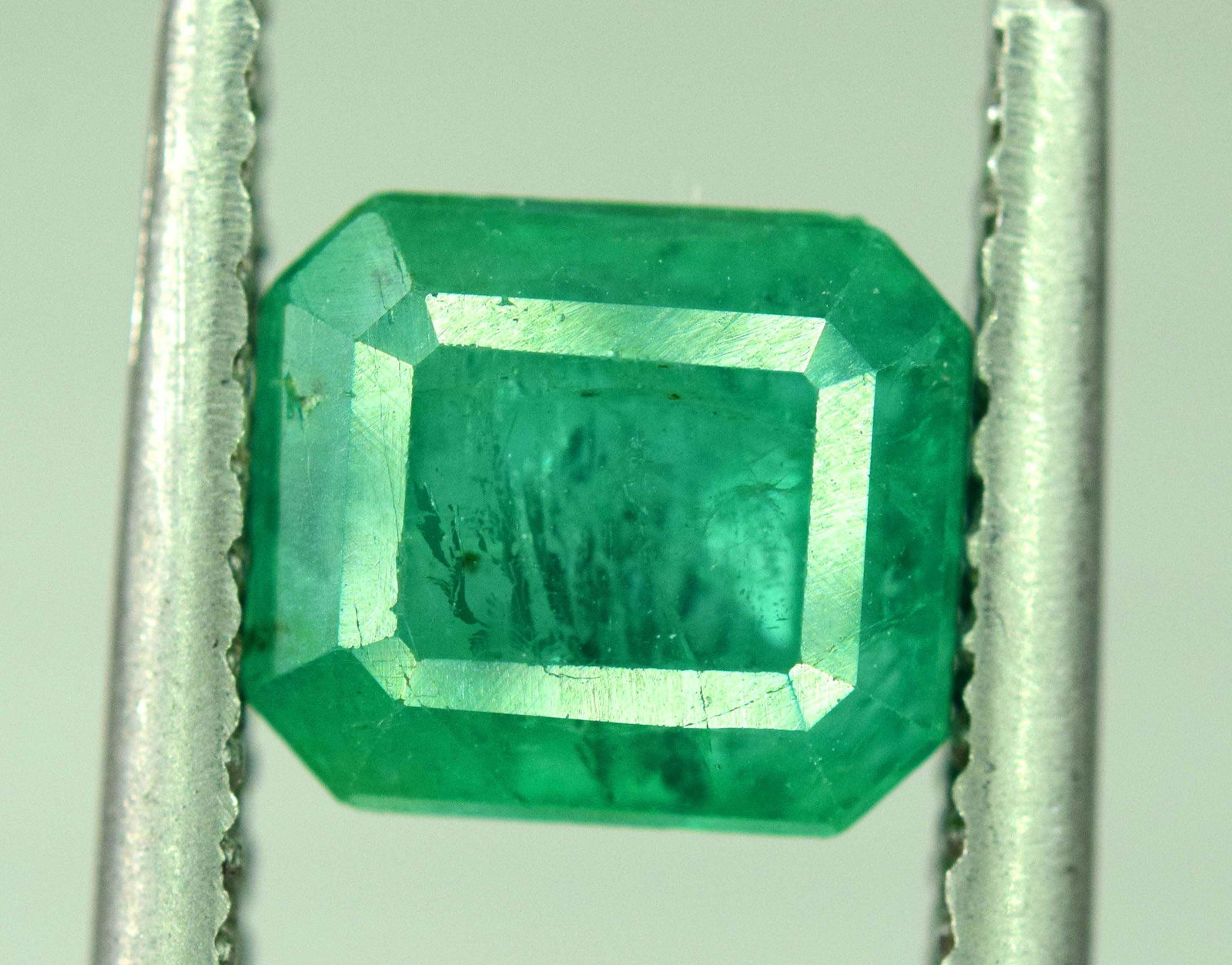 2.60 Carats Emerald Cut Deep Green Color Emerald Loose (1 of 4)