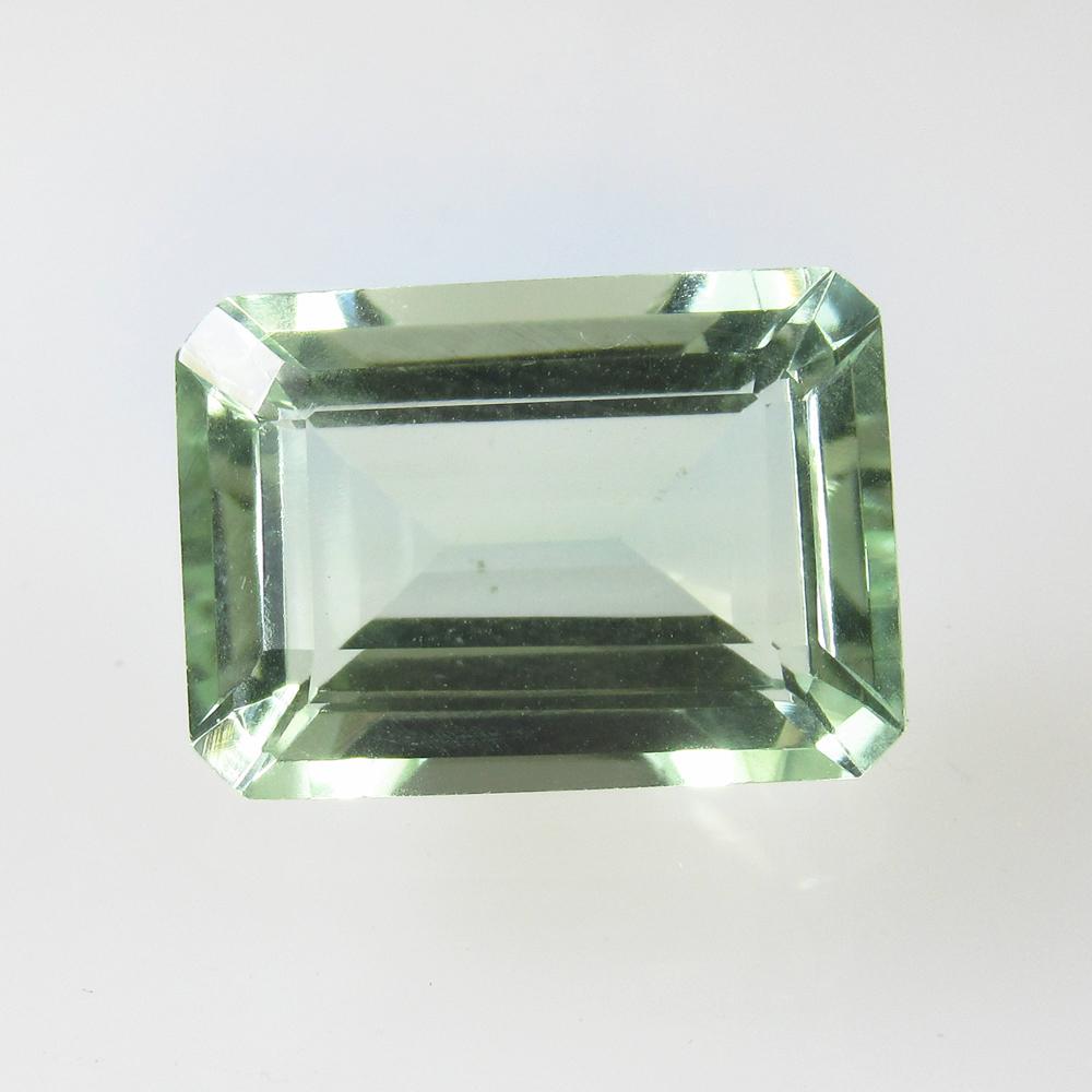 7.14 Ct Natural Green Amethyst Octagon Cut (1 of 2)