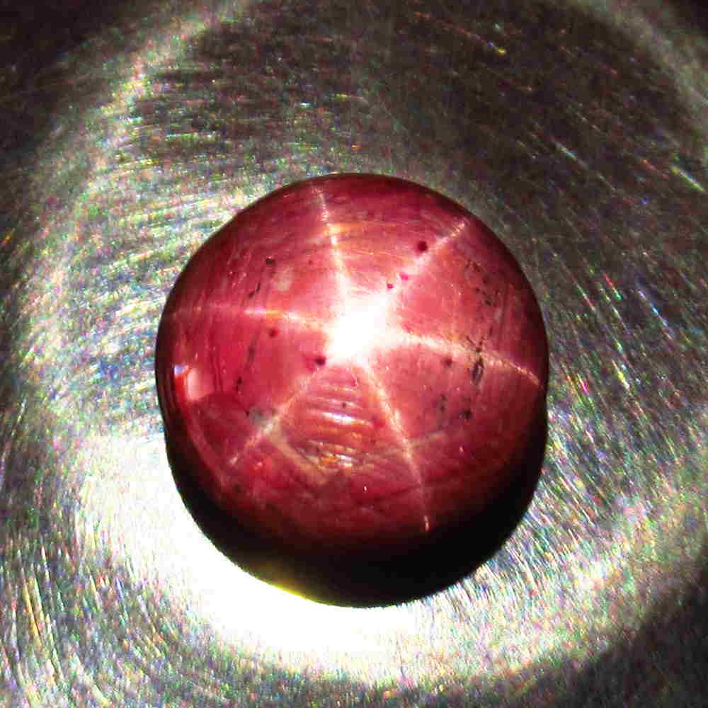 Certified 14.31 Ctw Natural Six Line Star Ruby 12.3 mm (1 of 2)