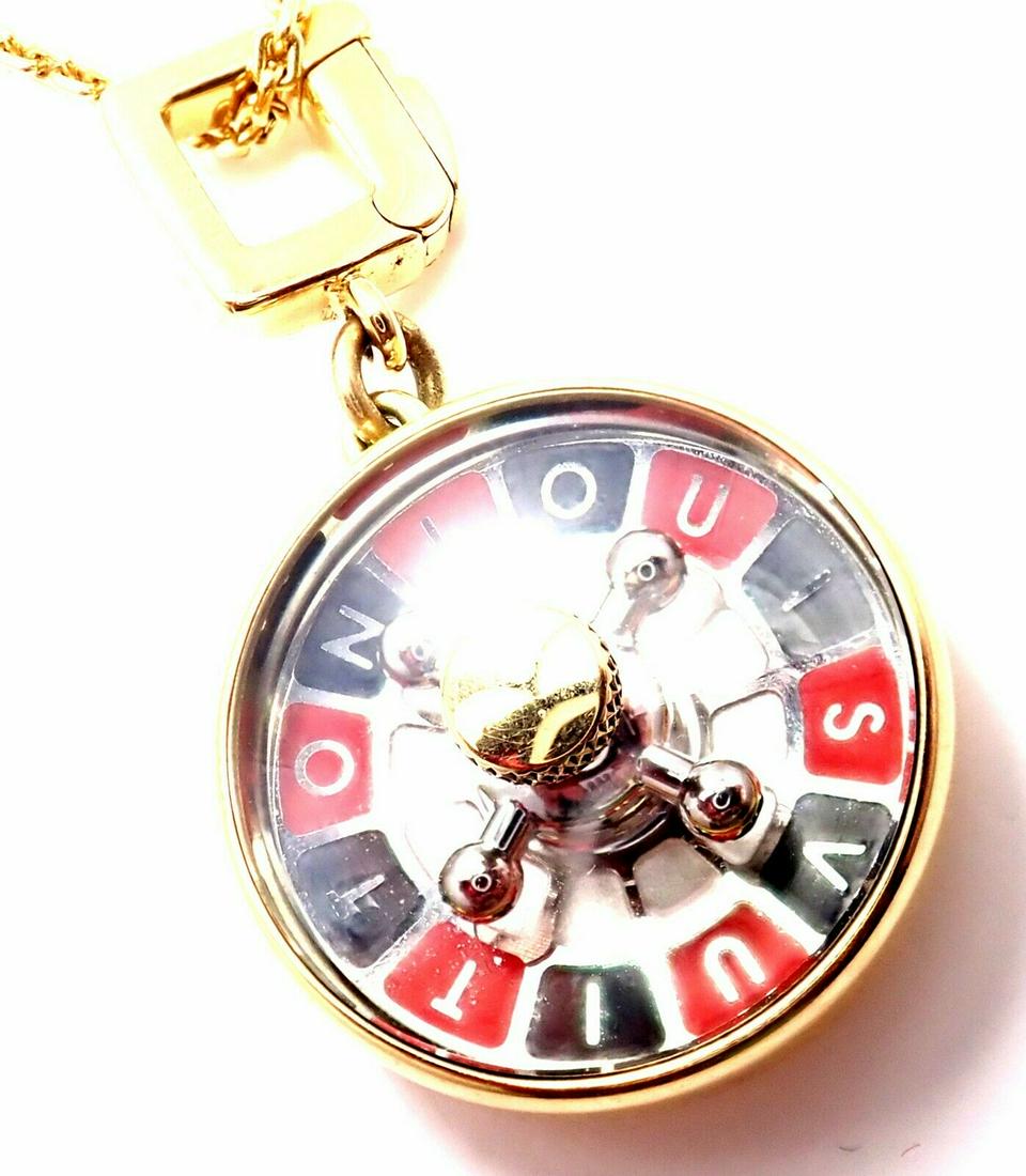 Rare! Authentic Louis Vuitton 18k Yellow Gold Roulette (1 of 12)