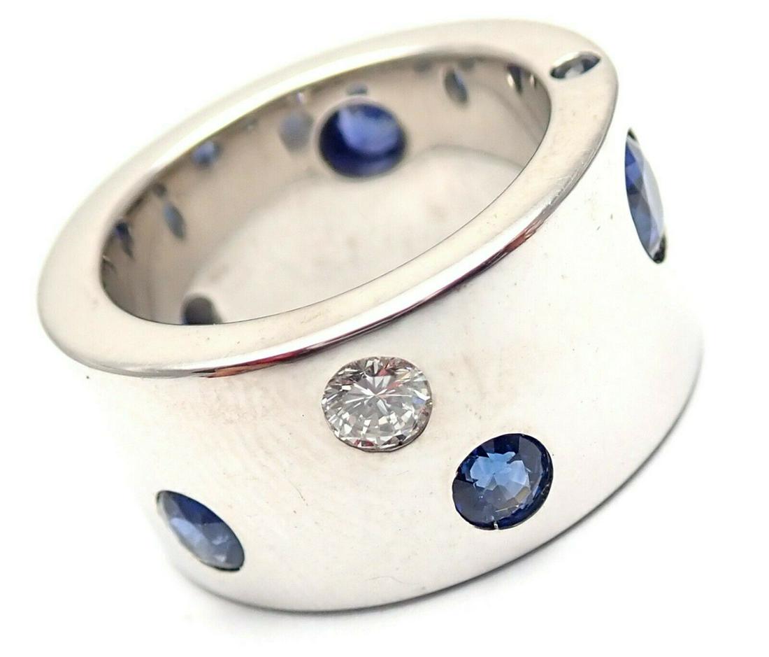 RARE! AUTHENTIC GORGEOUS CHANEL 18K WHITE GOLD DIAMOND (1 of 9)