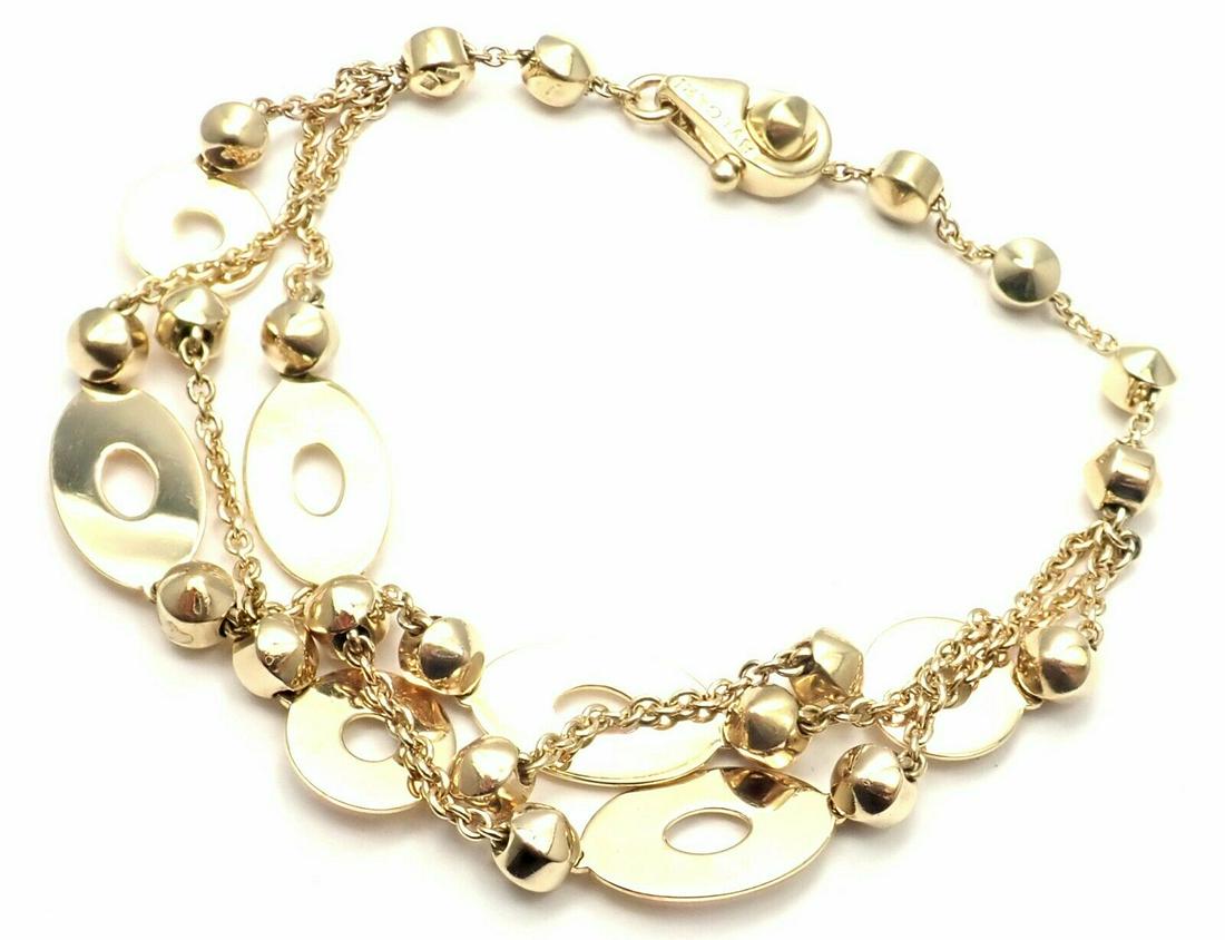 Rare! Authentic Bvlgari Bulgari 18k Yellow Gold Link (1 of 8)