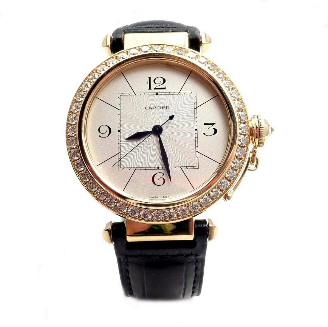Authentic! Cartier Pasha 18k Yellow Gold 3.27ctw (1 of 12)