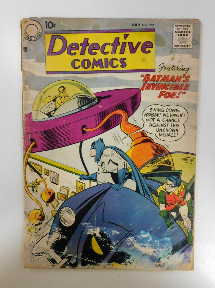 Detective Comics #257 1st App. of Whirly Bats (1 of 2)