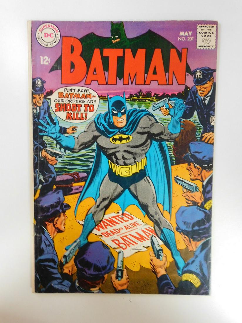 Batman #201: No Reserve! Batman #201. VG Shipping: Individual Comics: Flat-rate of $9.99 (1-8 comics) or $19.99 (9+ comics) to anywhere within the contiguous U.S. International: Foreign shipping rates are determin