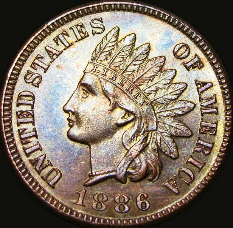 1886 Indian Cent Beautiful Sharp Detail. Sweet looking: 1886 Indian Cent Beautiful Sharp Detail. Sweet looking 1886 BN Variety 1. I would grade MS65 BV $850 Shipping: Domestic: Flat-rate of $10.00 to anywhere within the contiguous U.S. International: Forei