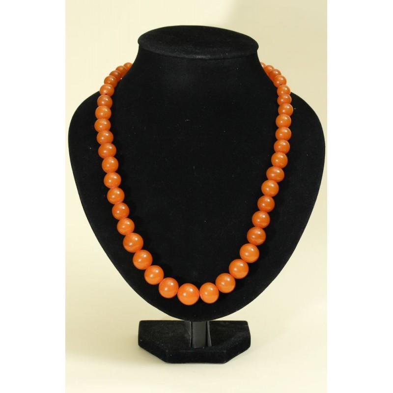 57 gr. Baltic amber necklace - egg yolk, butterscotch (1 of 10)