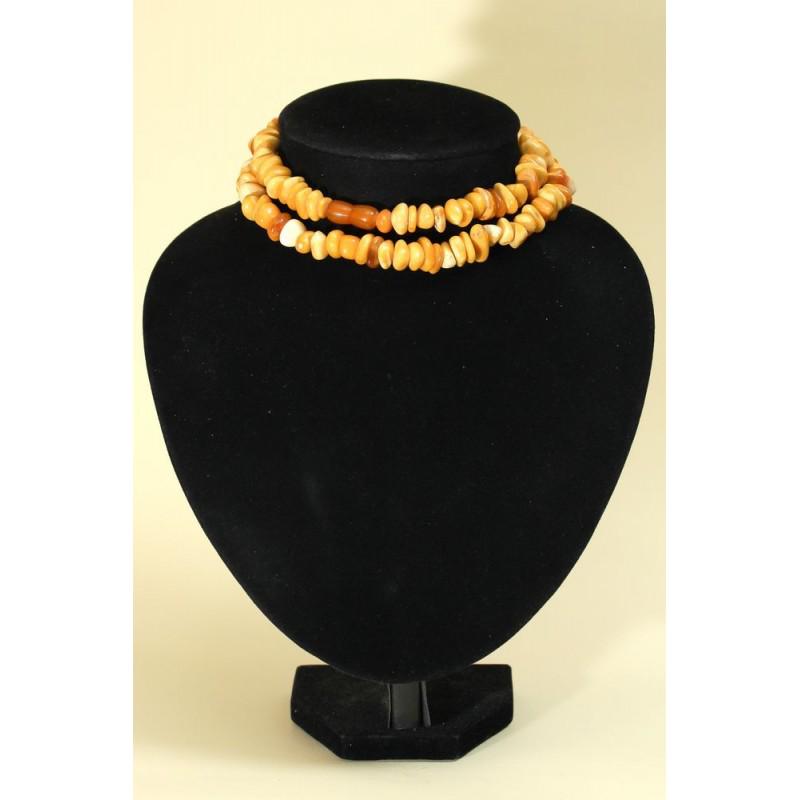 56 g. Vintage 100% natural Baltic amber necklace egg (1 of 7)