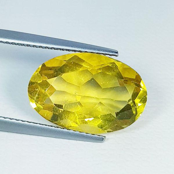 Natural Golden Yellow Fluorite Oval Cut 10.55 ct (1 of 4)