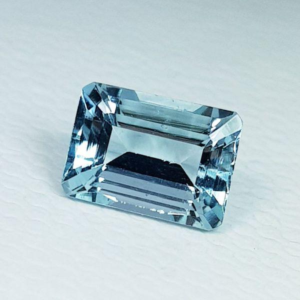 1.05 ct Natural Aquamarine Emerald Cut (1 of 5)