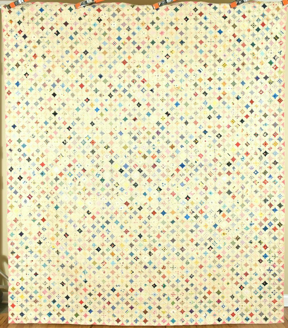 40's Cathedral Windows Quilt (1 of 12)