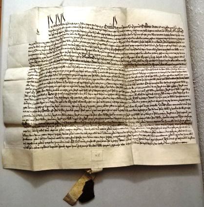 1586 Fine Elizabethan Vellum Manuscript (1 of 4)