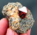 63 Gram Rare Terminated & Undamaged Blood Red Color - 5