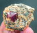 44 Gram Rare Terminated & Undamaged Blood Red Color - 8