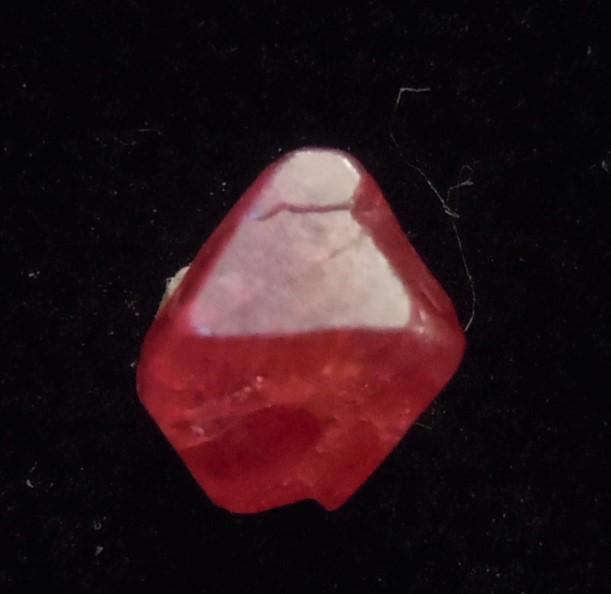 1.65 CT BI-PYRAMIDAL RUBY - UNTREATED GEMSTONE: Title: 1.65 CT BI-PYRAMIDAL RUBY - UNTREATED GEMSTONE Origin: Mogok Township, Mandalay Region, Myanmar Size: 0.68x0.48x0.4 cm / 0.33 gram Description: bi-pyramidal, naturally rounded ruby with etched 