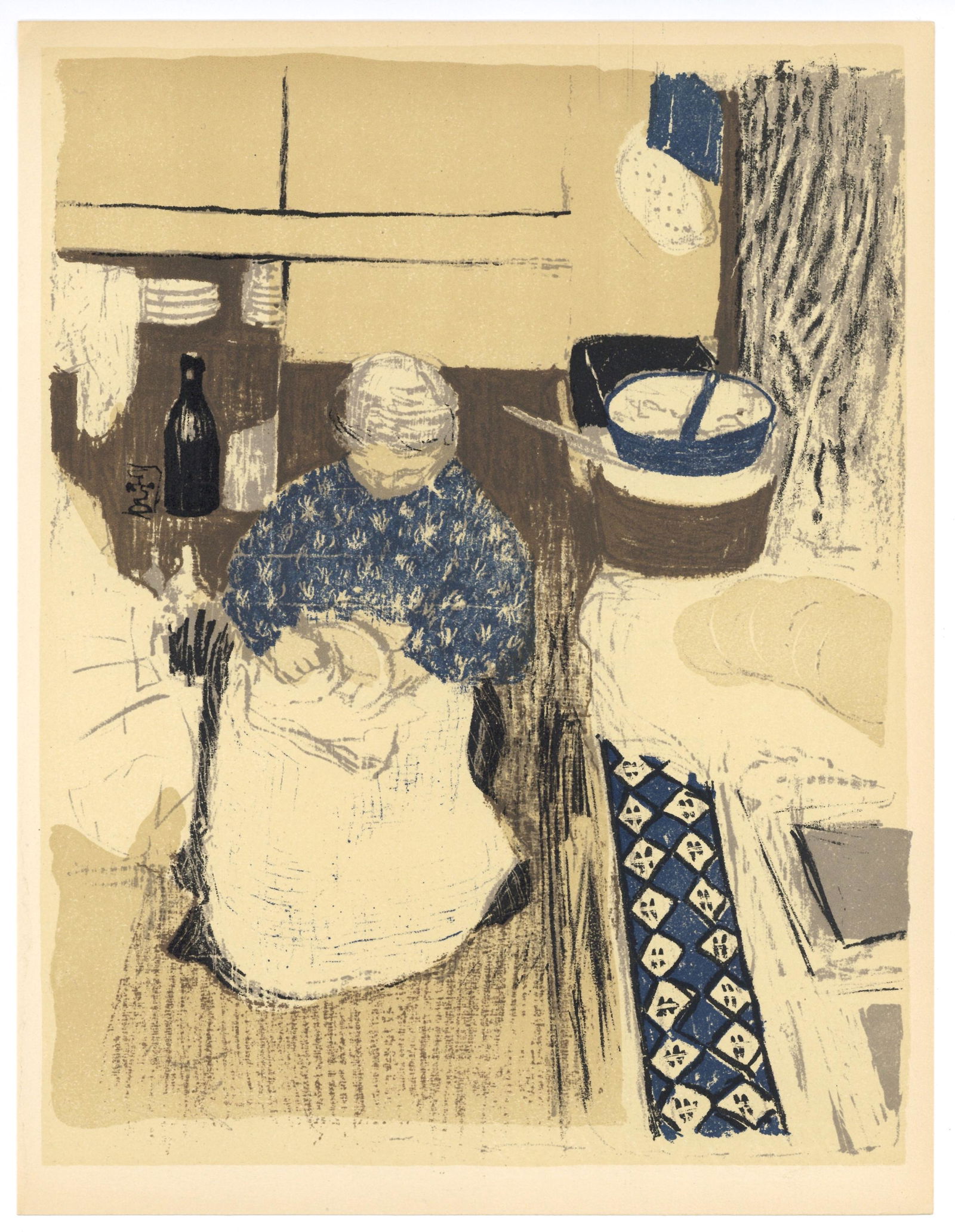 Edouard Vuillard lithograph "La Cuisiniere" (1 of 1)
