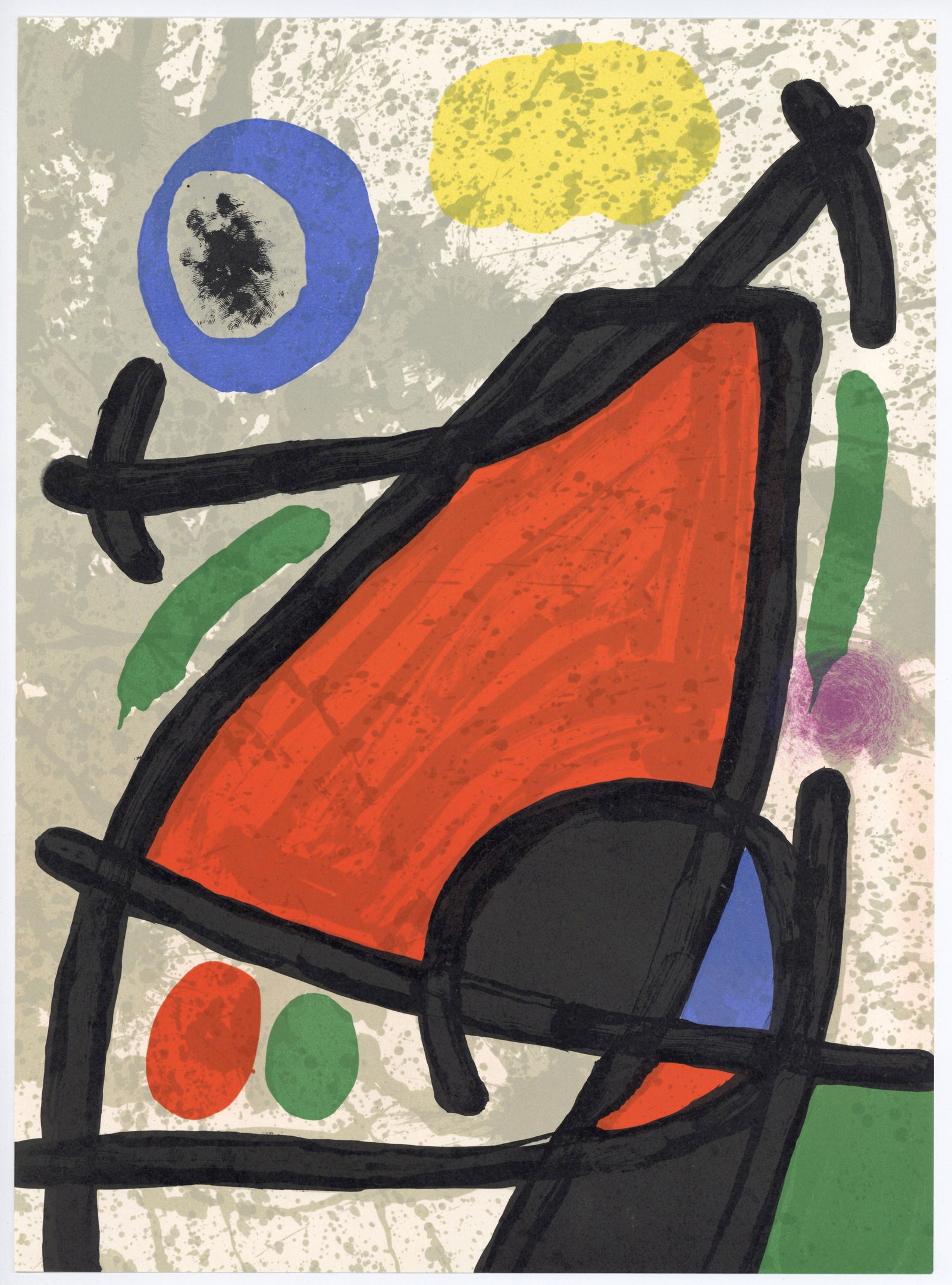 Joan Miro lithograph, 1970 (1 of 1)