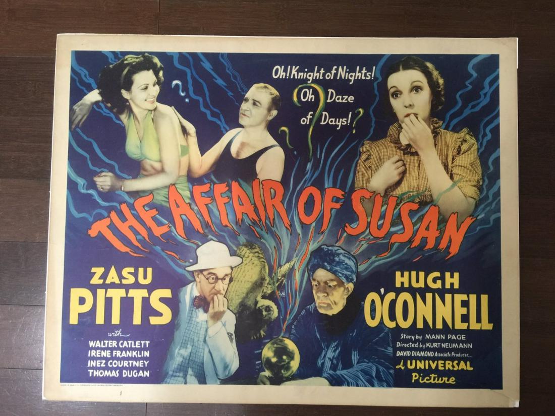 The Affair of Susan (1935) US Half Sheet Movie Poster - (1 of 2)