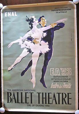 National Ballet Theatre - Art by Lancio (1953) 54.25" x (1 of 3)