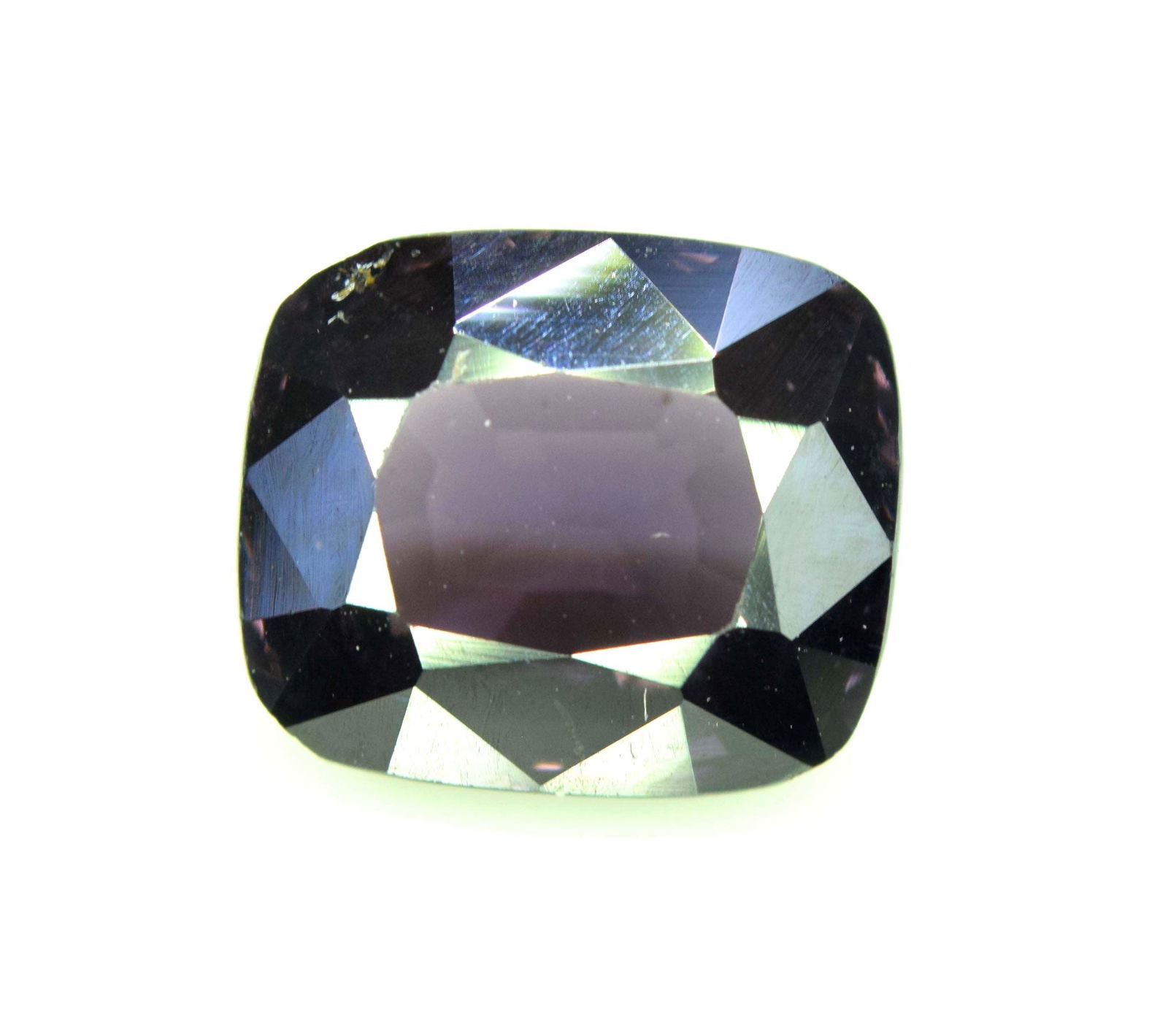 Spinel Gemstone , Natural Purple Color Spinel Gemstone: Materials Spinel, Gemstone more Dimensions Carat weight: 2.10 Description Natural Blakish Purple Color Spinel Gemstone From Africa - Weight : 2.10 carats Size : 8*7*5 mm Origin : Africa Treatment : Na