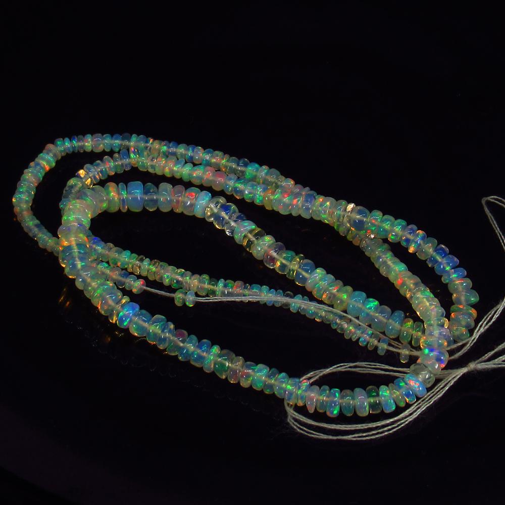 30.91 Ct Natural 246 Ethiopian Drilled Fire Opal Beads (1 of 3)