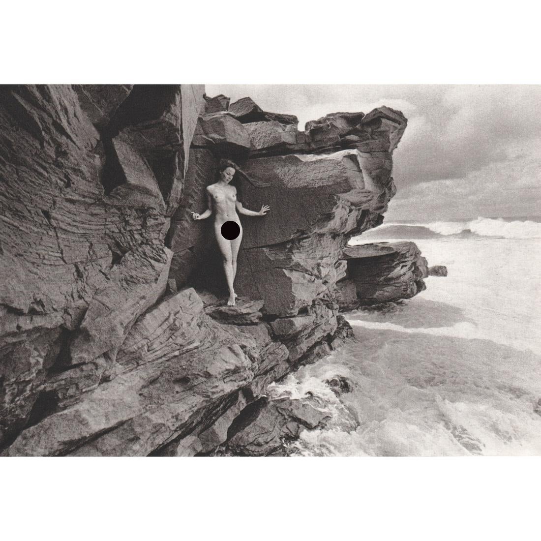 GUY BORREMANS - Nude On the Rocks: Artist: GUY BORREMANS Print Title: Nude On the Rocks Medium: Sheet-Fed Gravure Printing Date: 1970's Printed in Switzerland Image Size: 5.25 x 7.5 inches Guy Borremans (1934-2012) was a photographer a