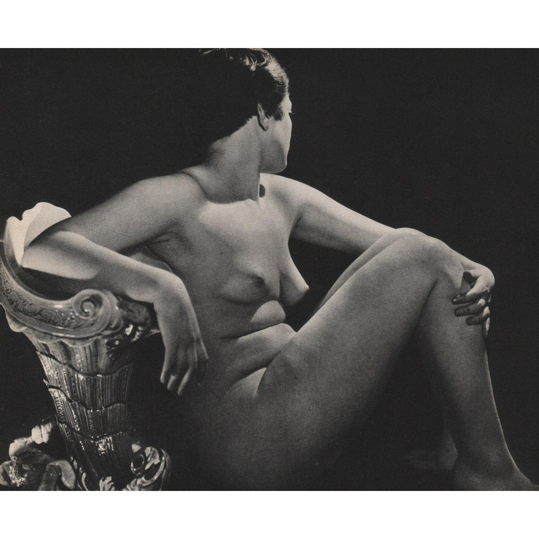 GEORGE PLATT-LYNES - Nude: Artist: GEORGE PLATT-LYNES Print Title: Nude Medium: Sheet-fed Gravure Printing Date: 1930's Printed in France Image Size approx: 7.5 X 9 inches George Platt Lynes (1907 – 1955) was an American fash