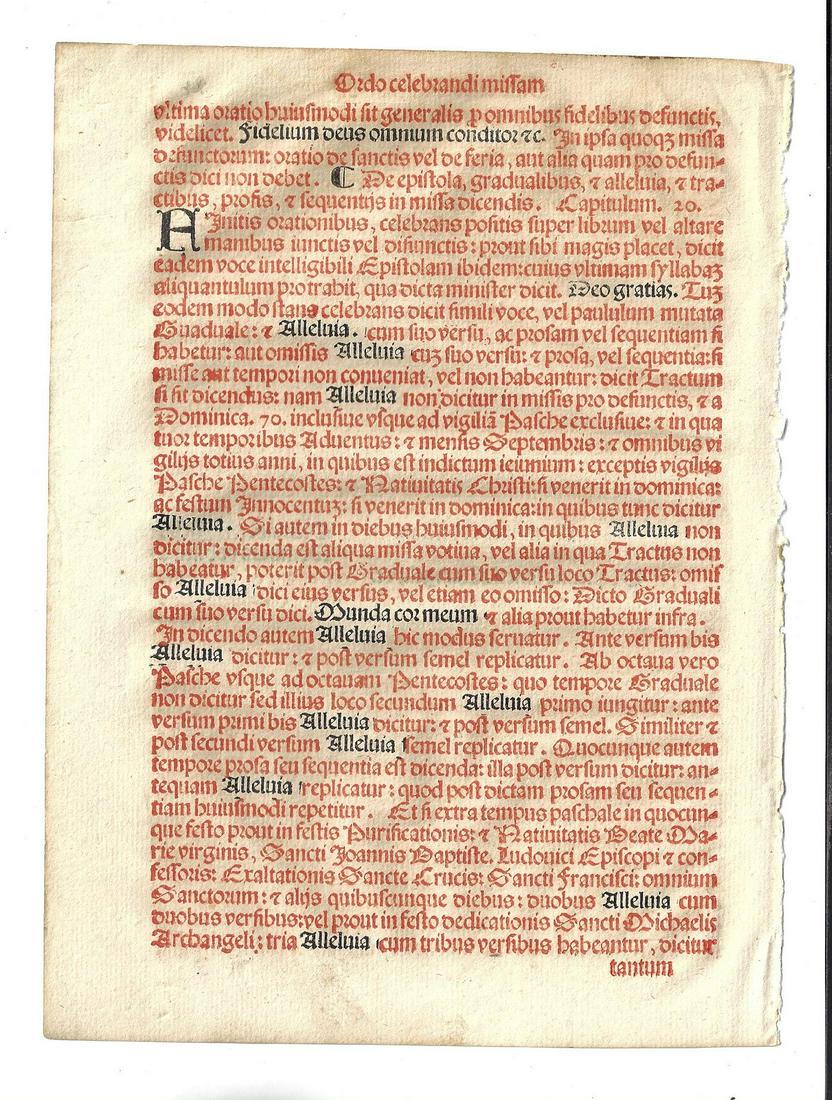 1567 Leaf Catholic Liturgy Leaf in Red (1 of 2)