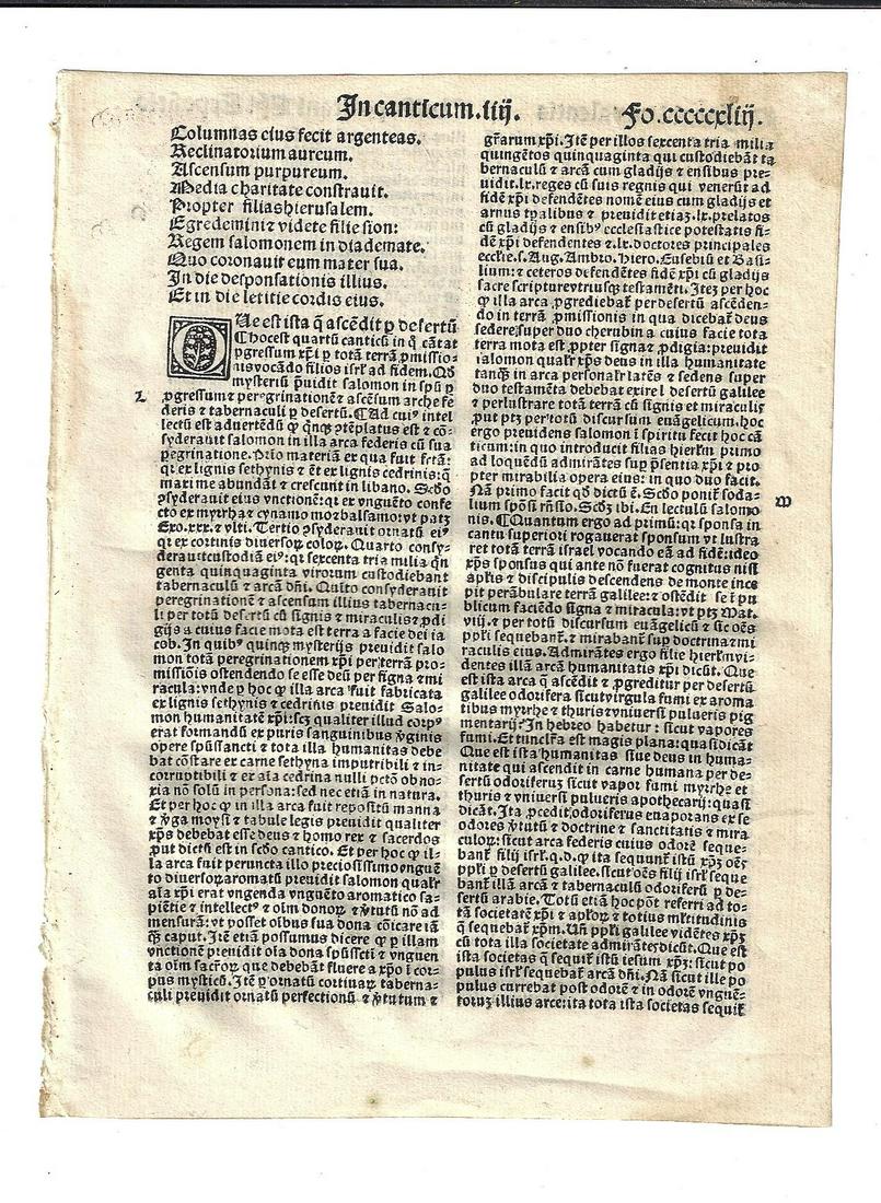 1526 Leaf Expositions Jacobus de Valentia (1 of 3)