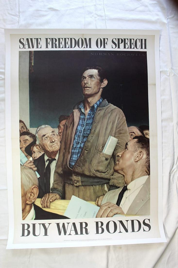 Save Freedom Of Speech by Norman Rockwell (USA, 1943) (1 of 1)