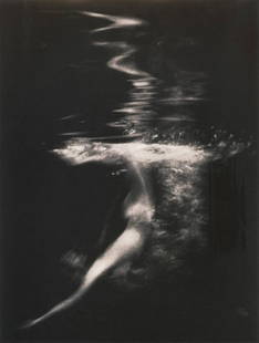 LILLIAN BASSMAN - The Wonders of Water, Harper's: Title: LILLIAN BASSMAN - The Wonders of Water, Harper's Bazaar, 1959 Medium: Photo Litho, 1995, China Dimensions: 8.15x10.75" Description: Heat Wax Mounted on 11x14" Conservation Board Artist Bio: Lil