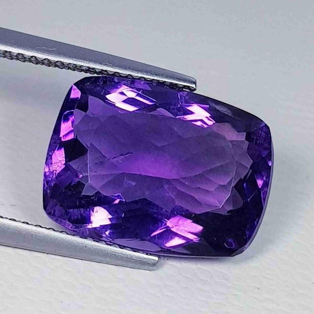 Natural Amethyst Cushion Cut 8.47 ct (1 of 6)