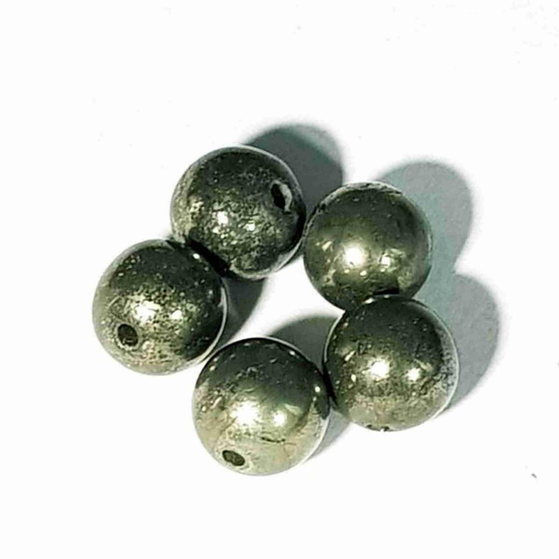 27.70 ct Natural 8mm Hematite Drilled Beads (1 of 5)