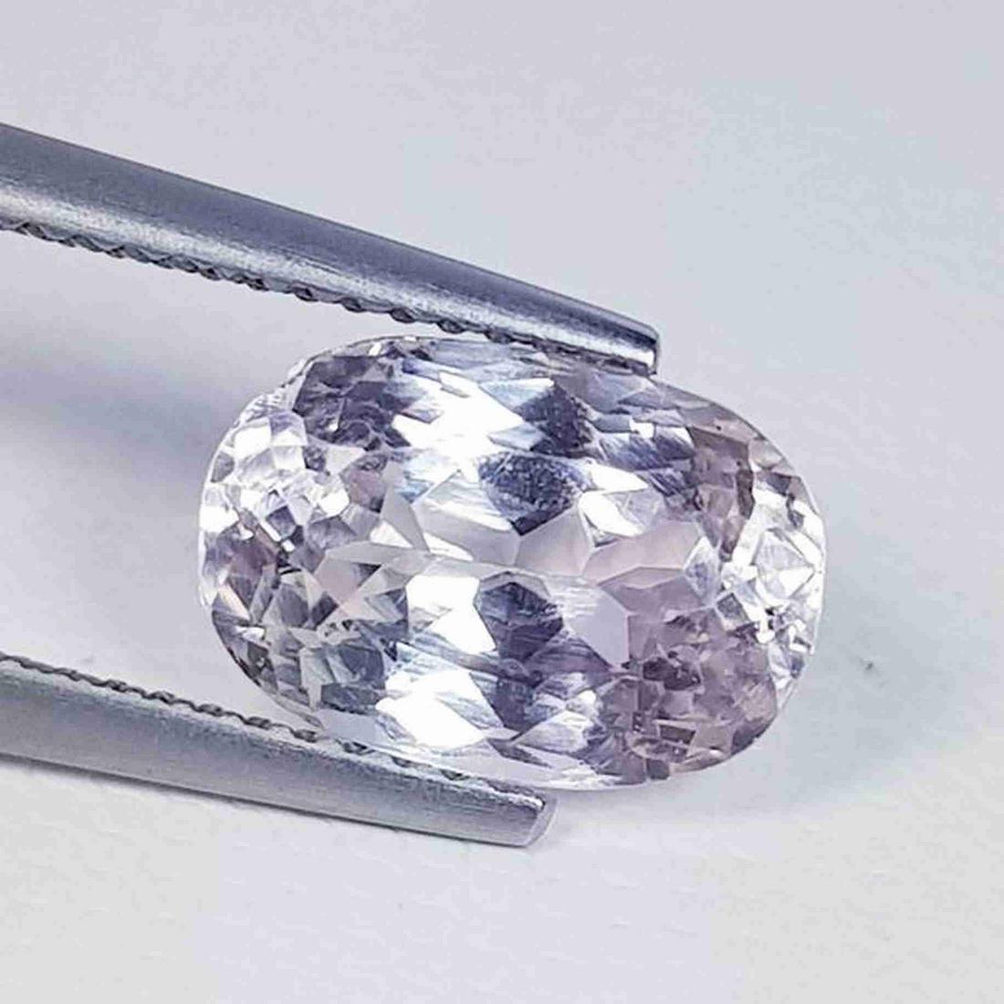 3.61 ct Natural Pink Kunzite Oval Cut (1 of 5)